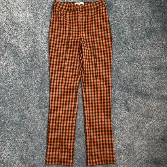 Urban Outfitters Women’s Highrise Tessa Plaid Notched Pant - Picture 2 of 8